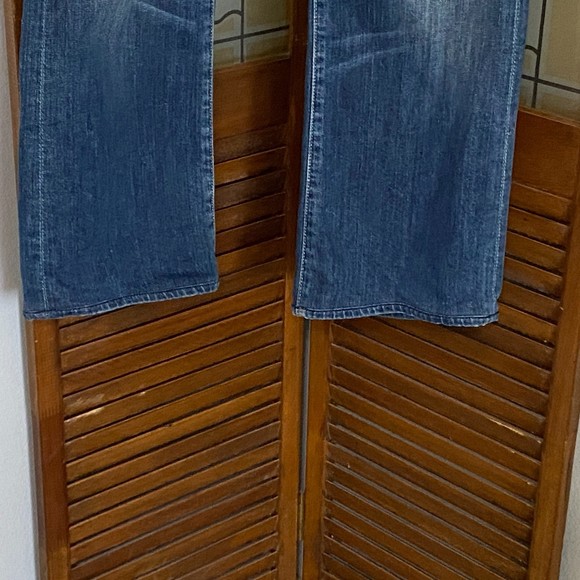 7 For All Mankind 'A' Pocket Bootcut/Flare Dark Wash Jeans Size 32 - Picture 8 of 13